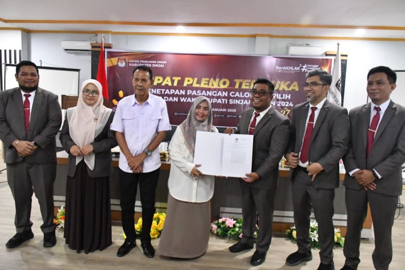 Penetapan Bupati dan Wakil Bupati Terpilih